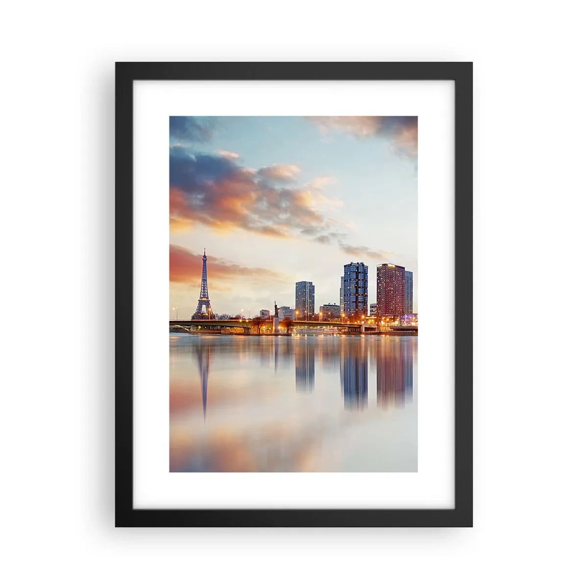 Poster in cornice nera - La pace monumentale di Parigi - 30x40 cm