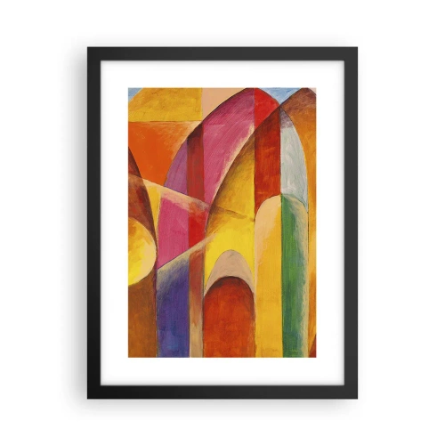 Poster in cornice nera - La cattedrale del sole - 30x40 cm