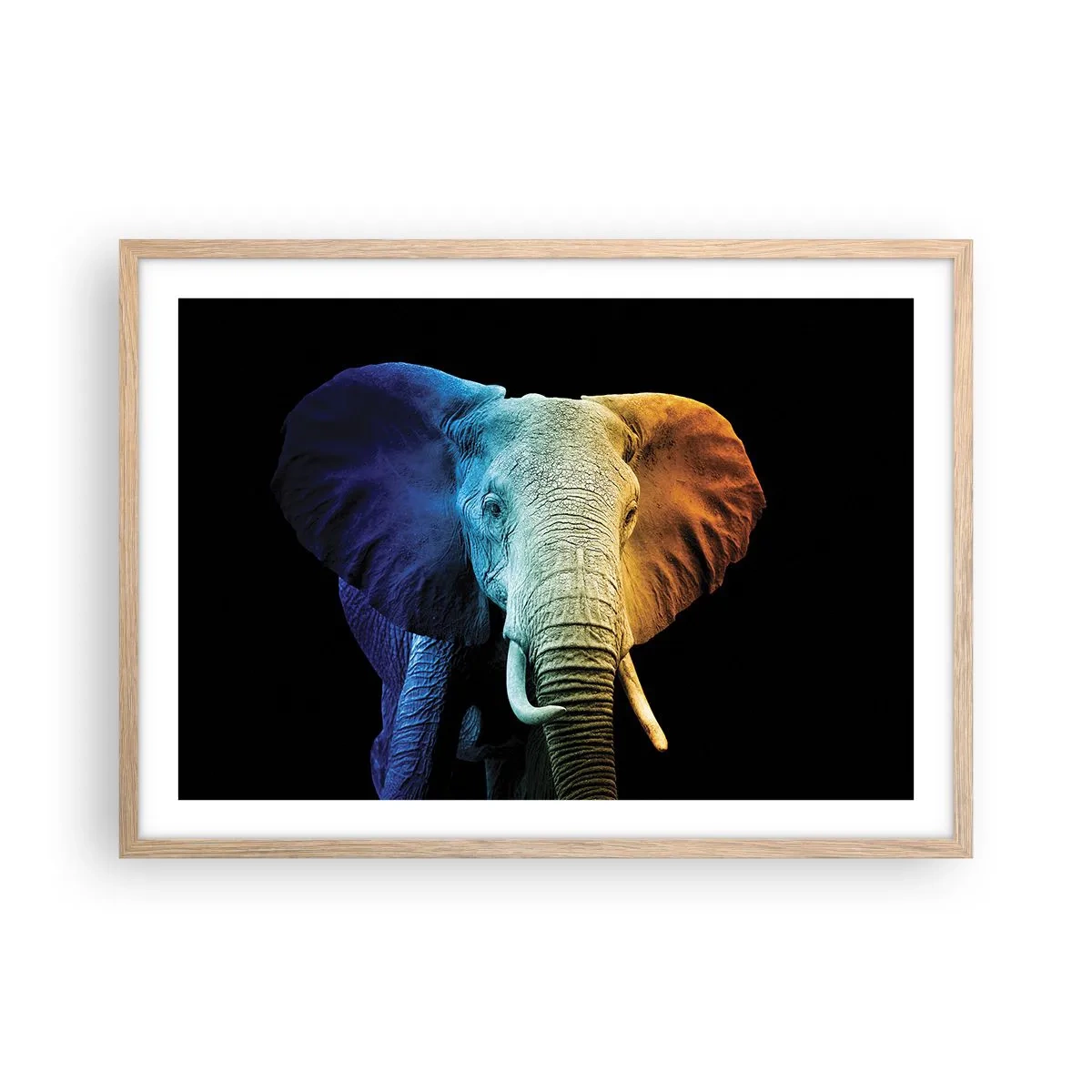 Poster in cornice rovere chiaro - Eccentrico, non strano - 70x50 cm