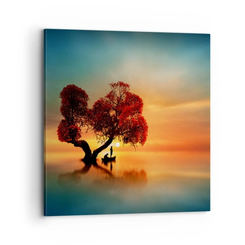 Quadro su tela - Stampe su Tela - Gli esiliati e il silenzio fuori dal mondo - 70x70 cm