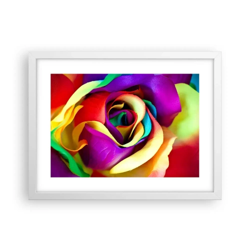 Poster in cornice bianca - È impossibile - 40x30 cm