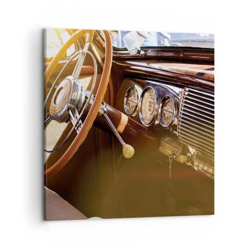 Quadro su tela - Stampe su Tela - Un soffio di lusso dal passato - 50x50 cm