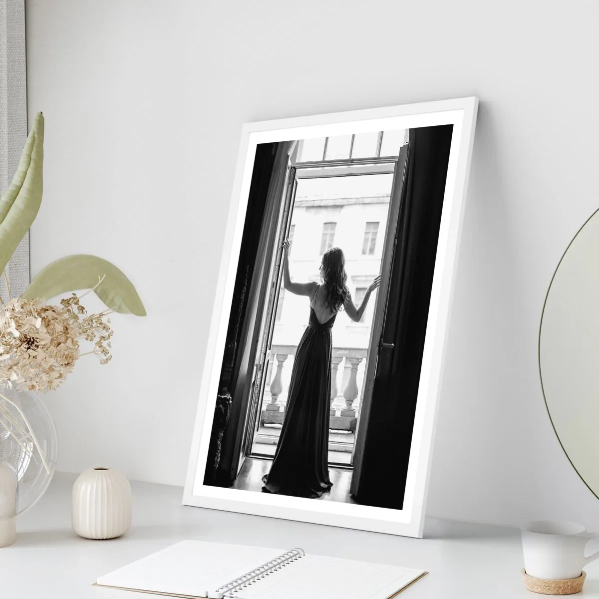 Poster in cornice bianca - In grande stile - 61x91 cm