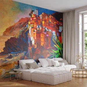 Fotomurali Autoadesivo Deluxe Sticker - Atmosfera italiana - Paesaggio, Architettura, Costa del mare - 100x70 cm
