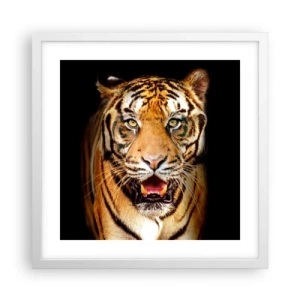 Poster in cornice bianca - Cuore selvatico - 40x40 cm