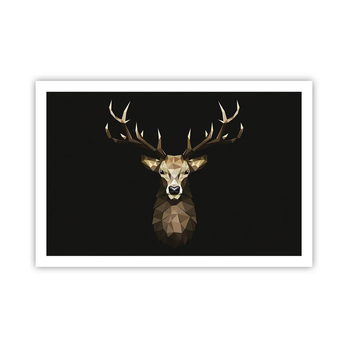Poster - Cervo cubista - 91x61 cm