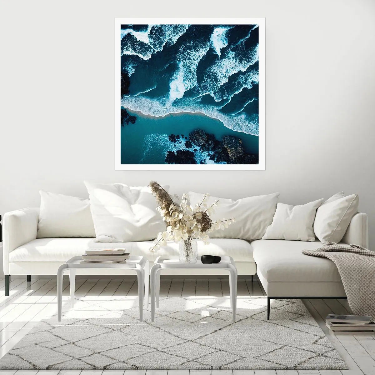 Poster - Avvolte dalle onde - 30x30 cm