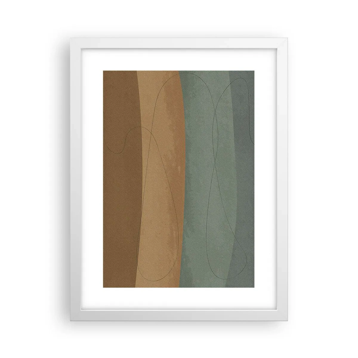 Poster in cornice bianca - Composizione orizzontale - 30x40 cm