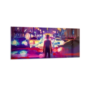 Quadro su vetro - Immerso nella luce - 100x40 cm