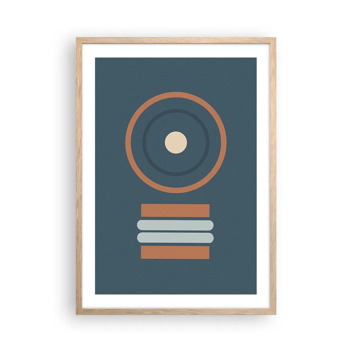 Poster in cornice rovere chiaro - L'essenza delle cose - 50x70 cm