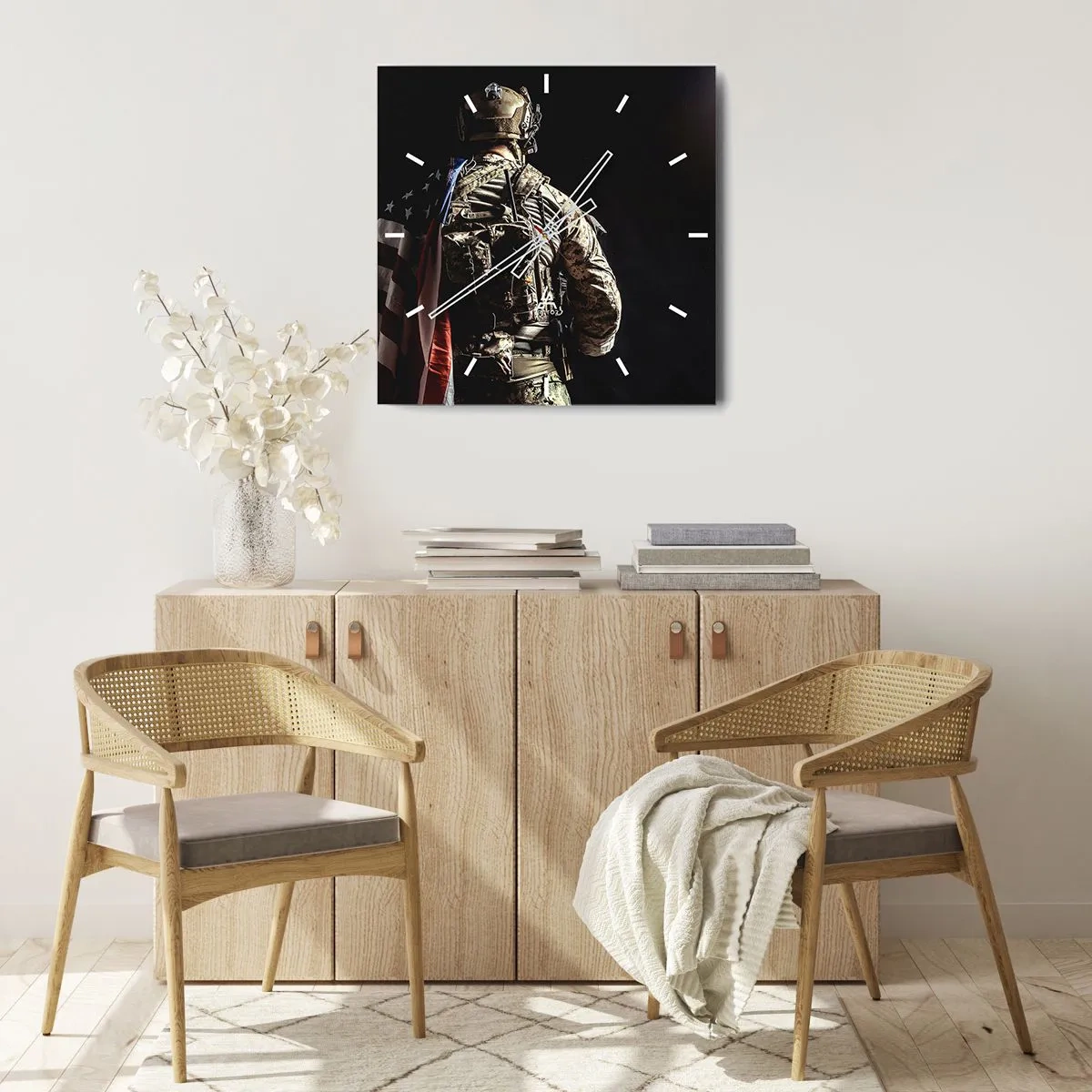 Orologio da parete - Orologio in Vetro - Proprio per questo - 30x30 cm