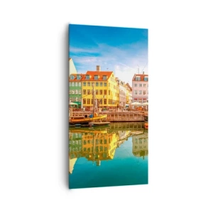 Quadro su tela - Stampe su Tela - Sull'acqua liscia come uno specchio - 65x120 cm