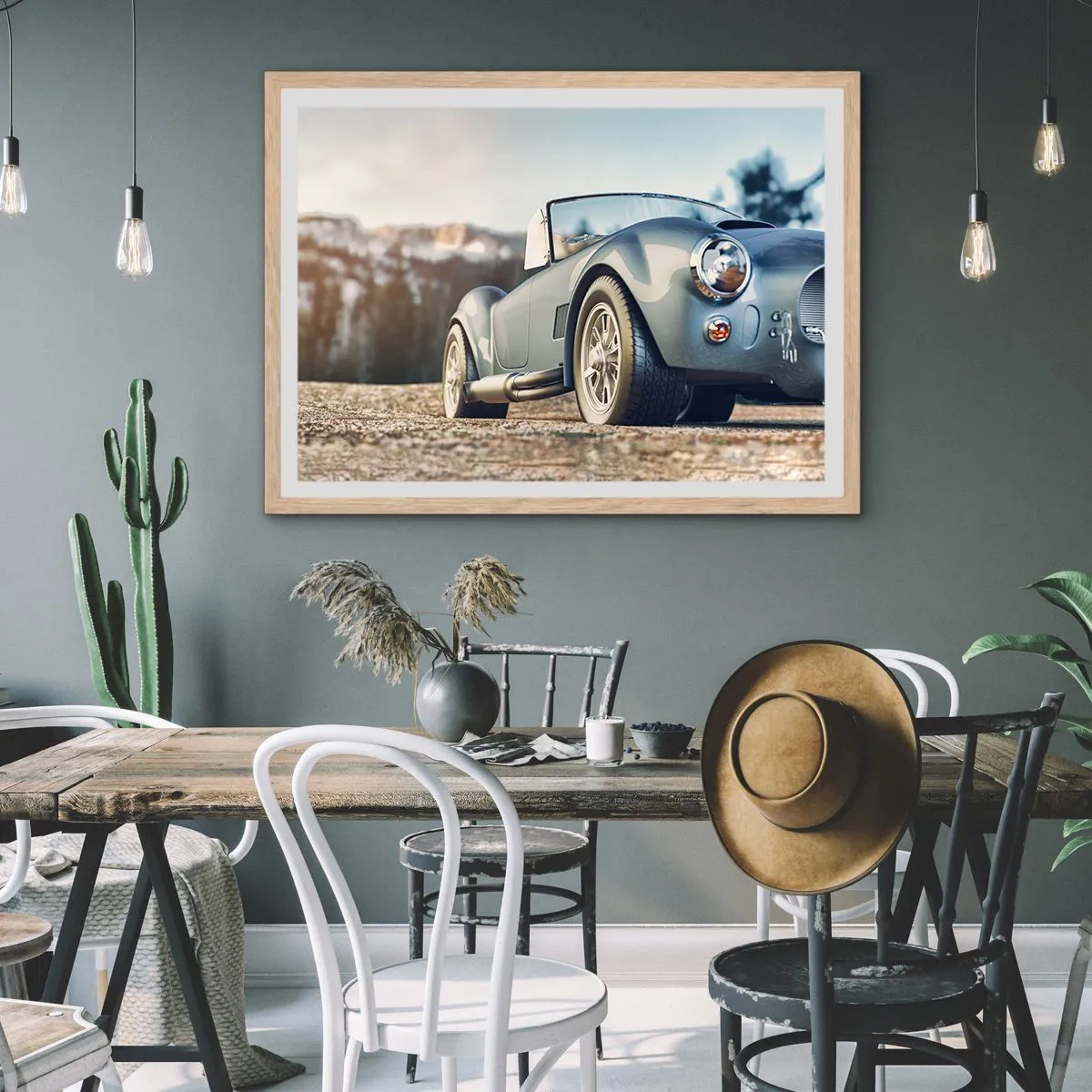 Poster in cornice rovere chiaro - Perché lo stile è importante - 50x40 cm