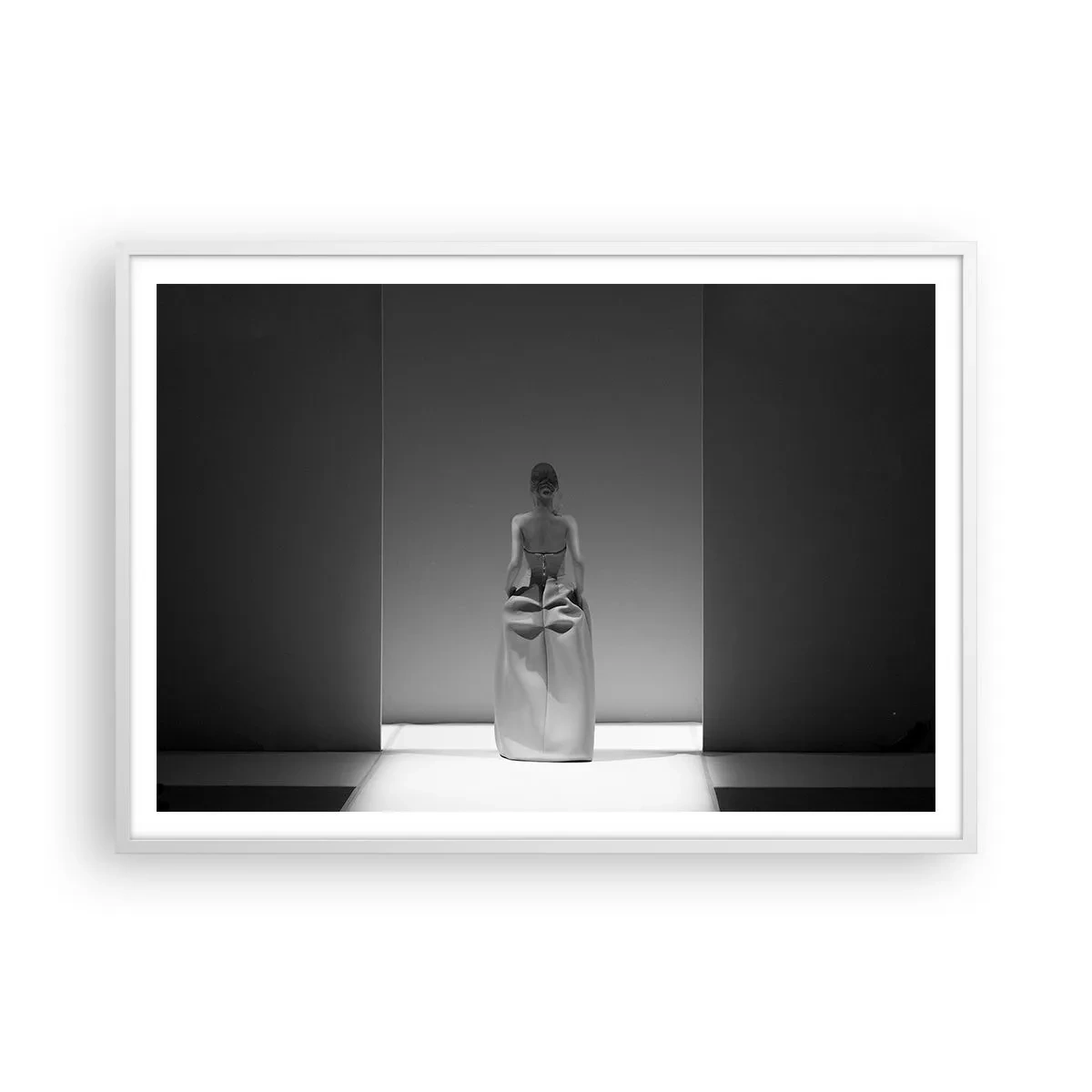 Poster in cornice bianca - Semplicità raffinata - 100x70 cm