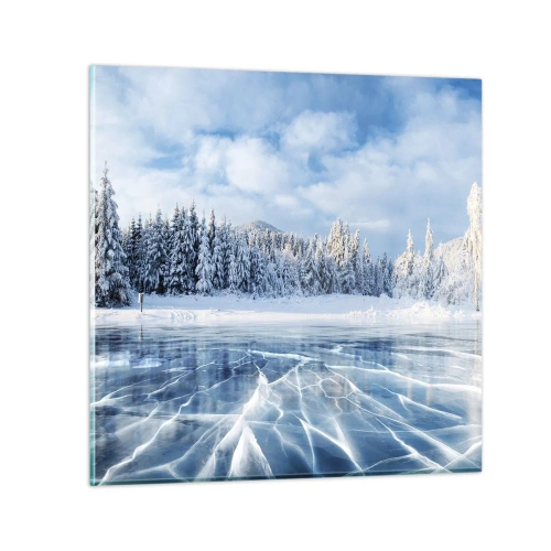 Quadro su vetro - Vista lucente e cristallina - 60x60 cm