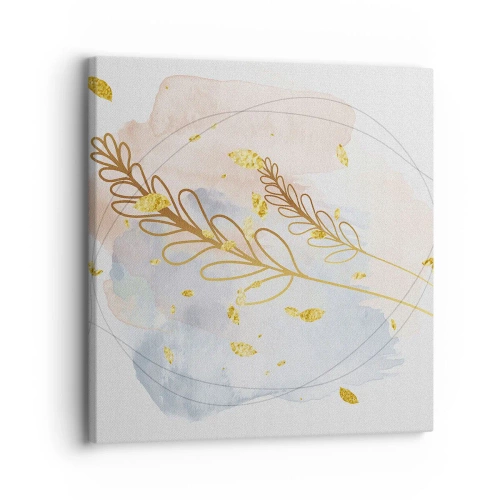 Quadro su tela - Stampe su Tela - Soffio d'oro - 30x30 cm