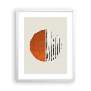 Poster in cornice bianca - Atmosfera giapponese - 40x50 cm