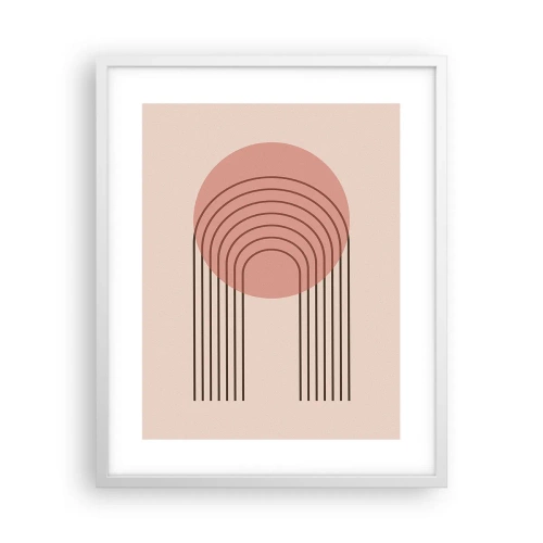 Poster in cornice bianca - Attrazione irresistibile - 40x50 cm