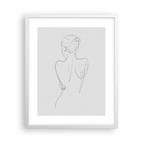 Poster in cornice bianca - La musica del corpo - 40x50 cm