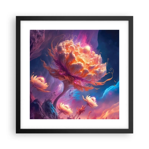 Poster in cornice nera - Un altro mondo - 40x40 cm