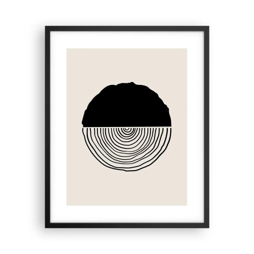Poster in cornice nera - A metà - 40x50 cm