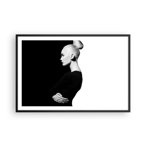 Poster in cornice nera - Semplicemente donna - 91x61 cm