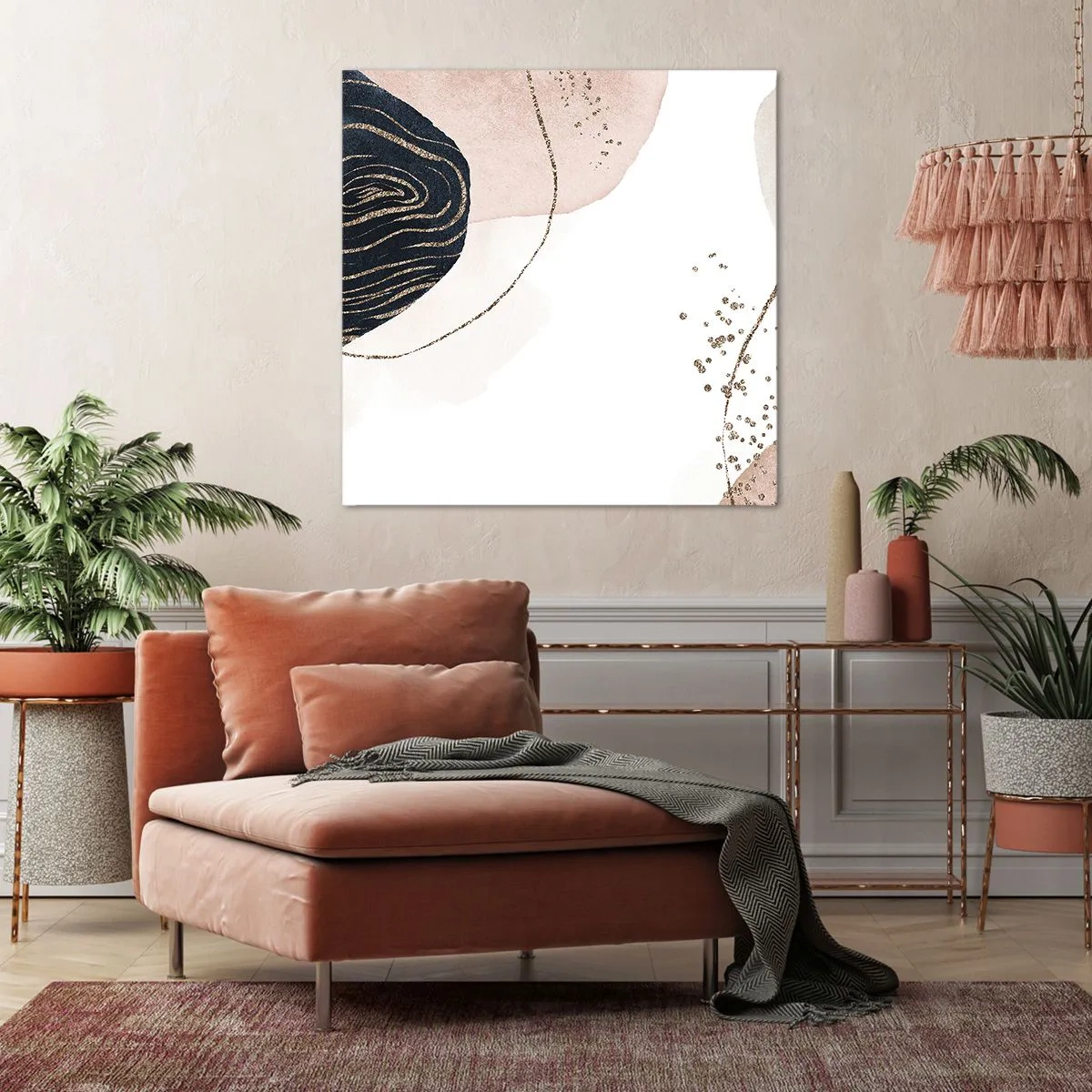 Quadro su tela - Stampe su Tela - Tutto scorre - 30x30 cm