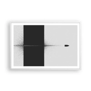 Poster in cornice bianca - Dritto allo scopo - 91x61 cm