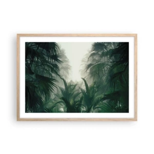 Poster in cornice rovere chiaro - Mistero dei tropici - 70x50 cm