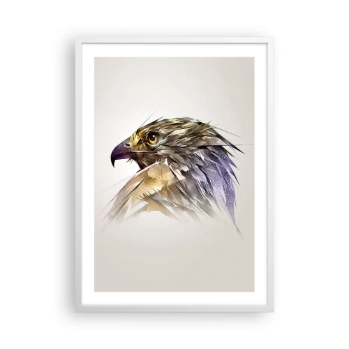 Poster in cornice bianca - Ritratto di guerriero - 50x70 cm