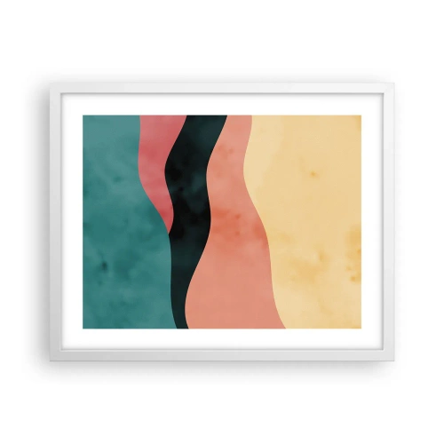 Poster in cornice bianca - Difformità conforme - 50x40 cm