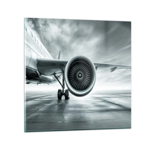 Quadro su vetro - C'è la forza! - 30x30 cm