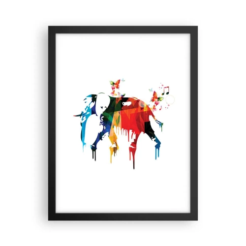 Poster in cornice nera - Ognuno può ballare - 30x40 cm
