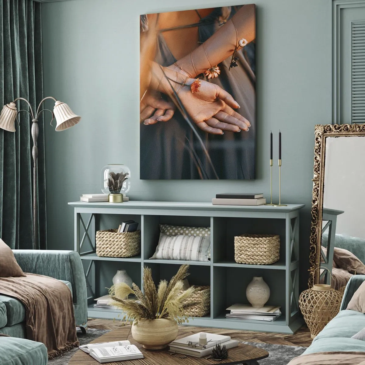 Quadro su tela - Stampe su Tela - Legata alla natura - 65x120 cm