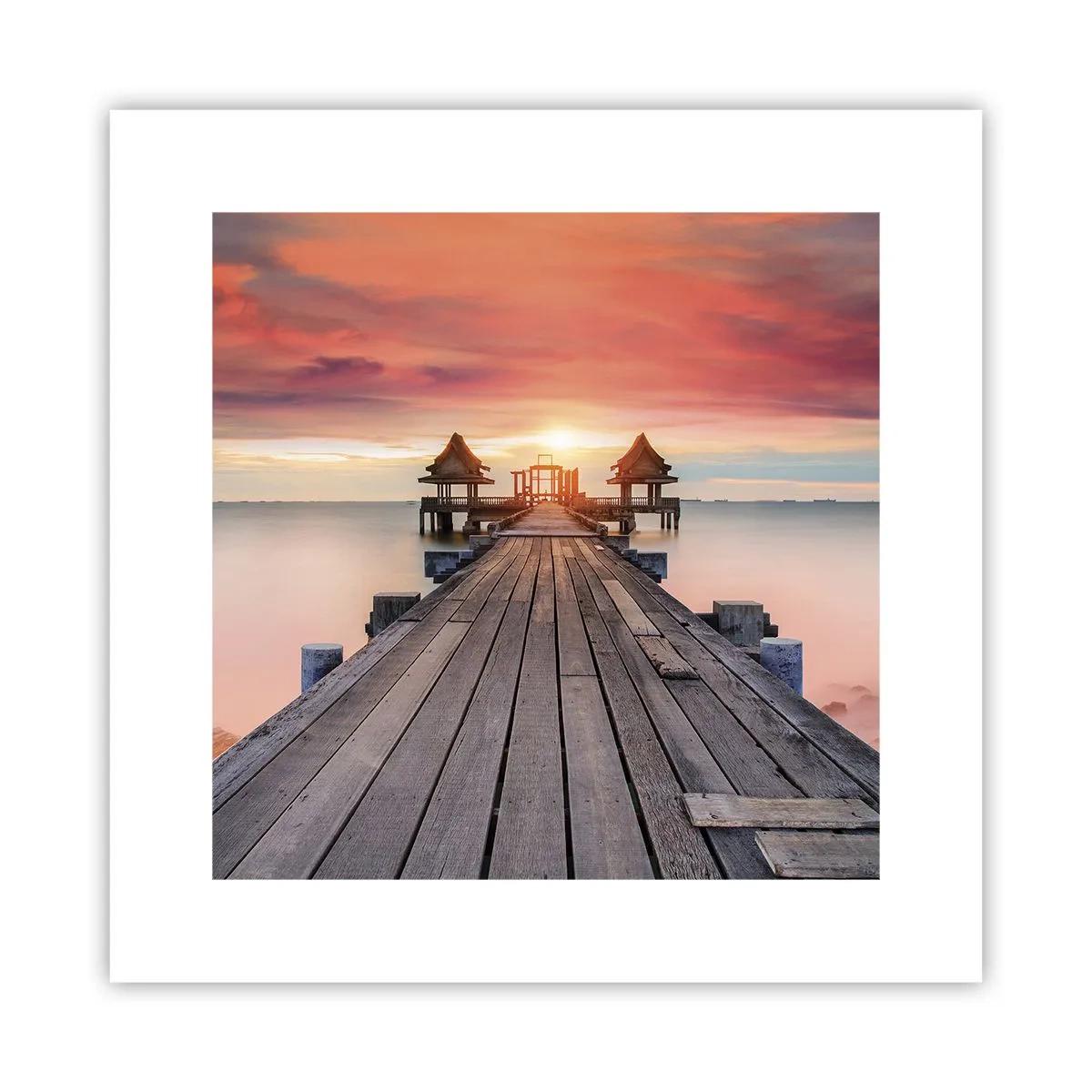 Poster - Tramonto d'oriente - 30x30 cm