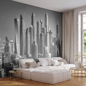 Fotomurale su misura Premium Sand - La città sul deserto - Architettura, Città, Dubai