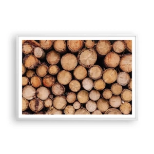 Poster in cornice bianca - Nuovo inizio - 100x70 cm