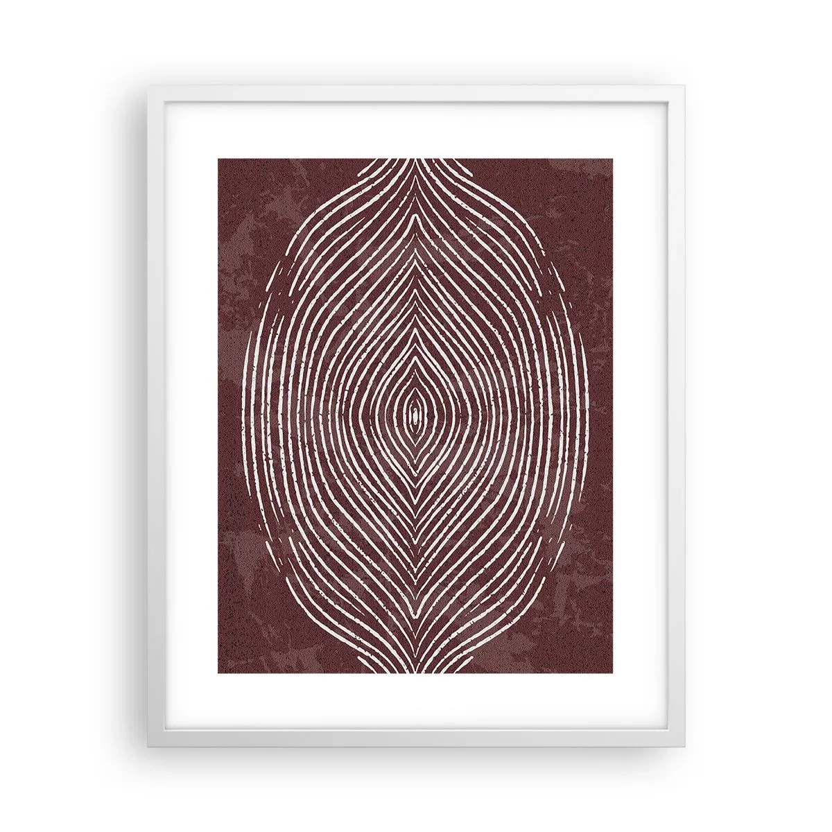 Poster in cornice bianca - Lo spazio parlante - 40x50 cm