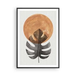 Poster in cornice nera - Sempre il sole - 70x100 cm