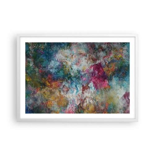 Poster in cornice bianca - In piena fioritura - 70x50 cm