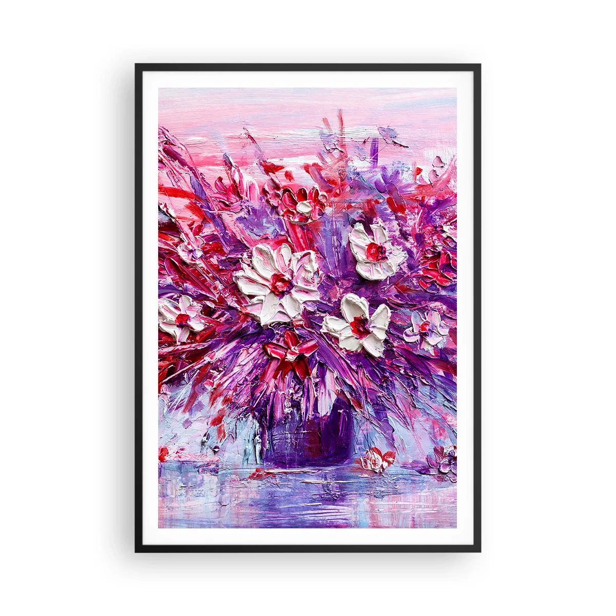 Poster in cornice nera - Innocenza e passione - 70x100 cm