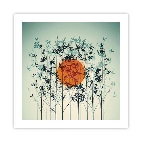 Poster - Sole giapponese - 50x50 cm