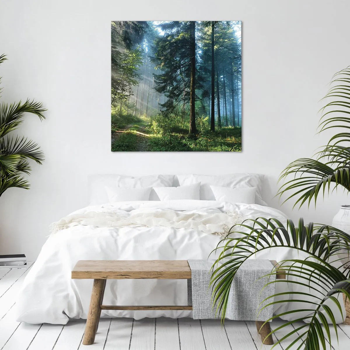 Quadro su tela - Stampe su Tela - Raggiante all'alba - 50x50 cm