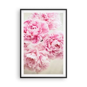 Poster in cornice nera - Nel fasto rosa - 61x91 cm
