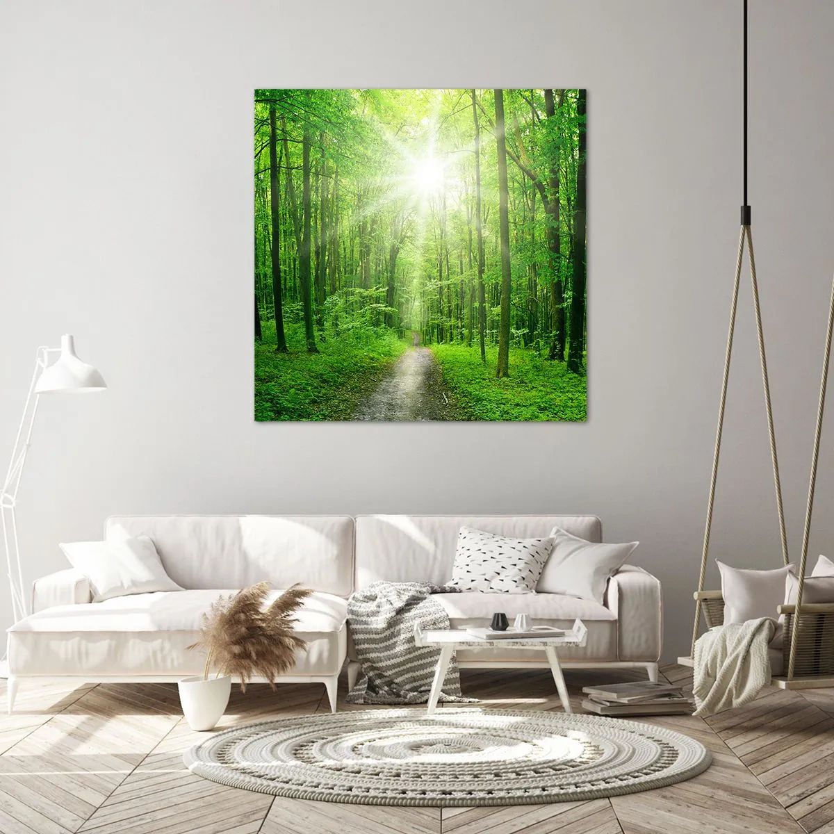 Quadro su tela - Stampe su Tela - Cattedrale verde - 40x40 cm