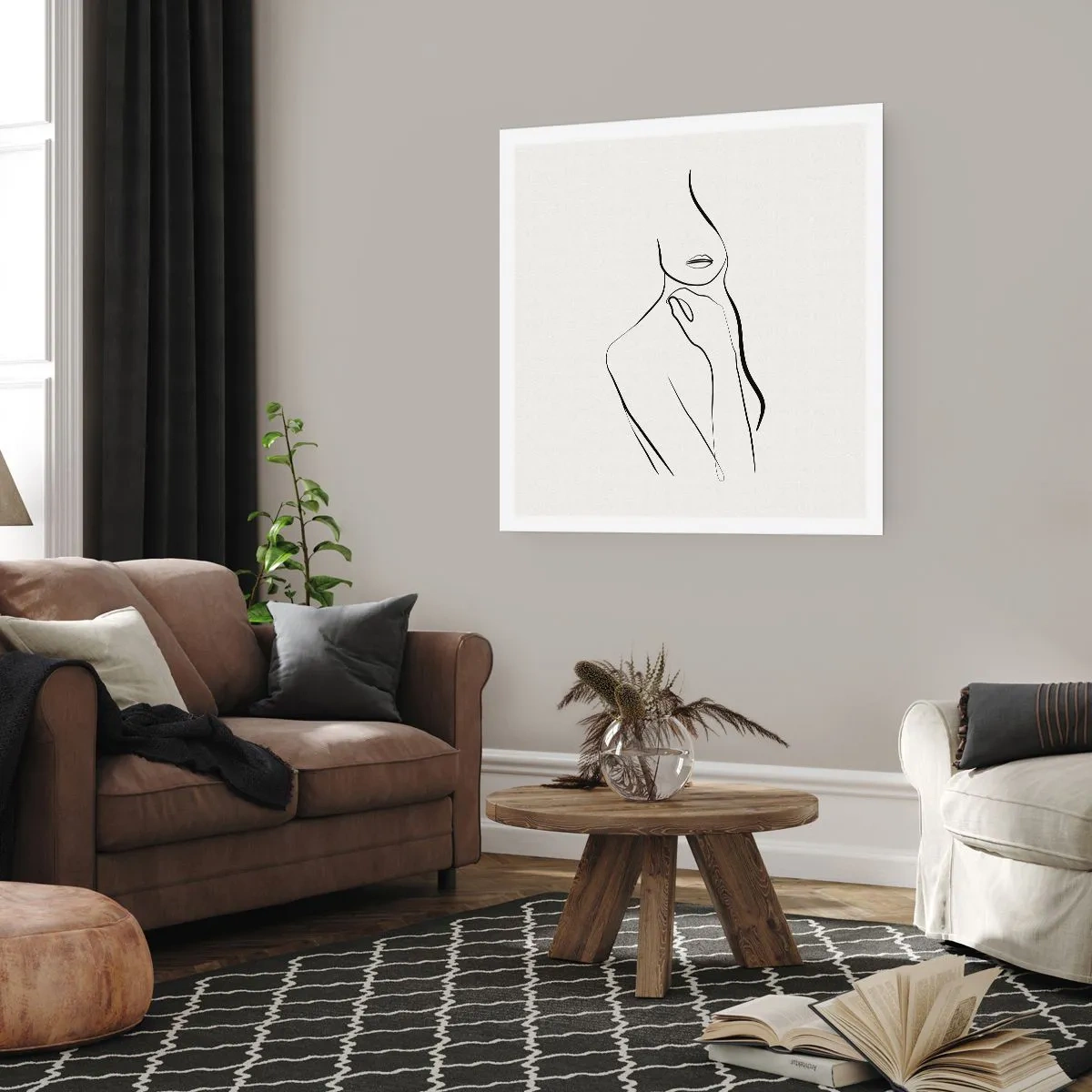 Poster - Onda di malinconia - 60x60 cm