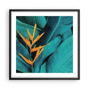 Poster in cornice nera - Il fiore dell'Eden - 50x50 cm