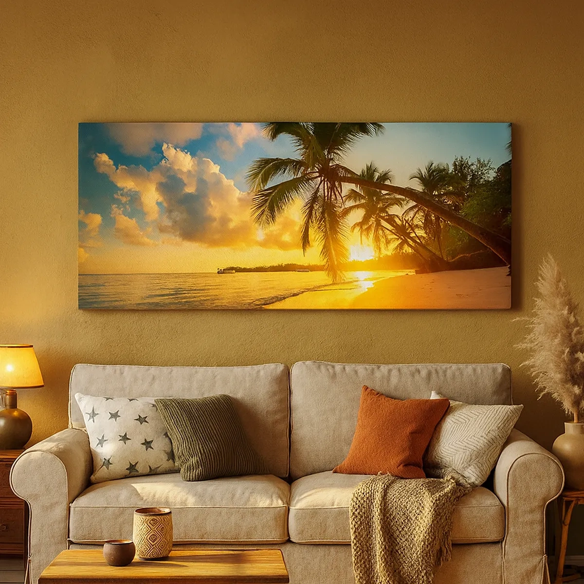 Quadro su tela - Stampe su Tela - Sogno dei Caraibi - 30x30 cm