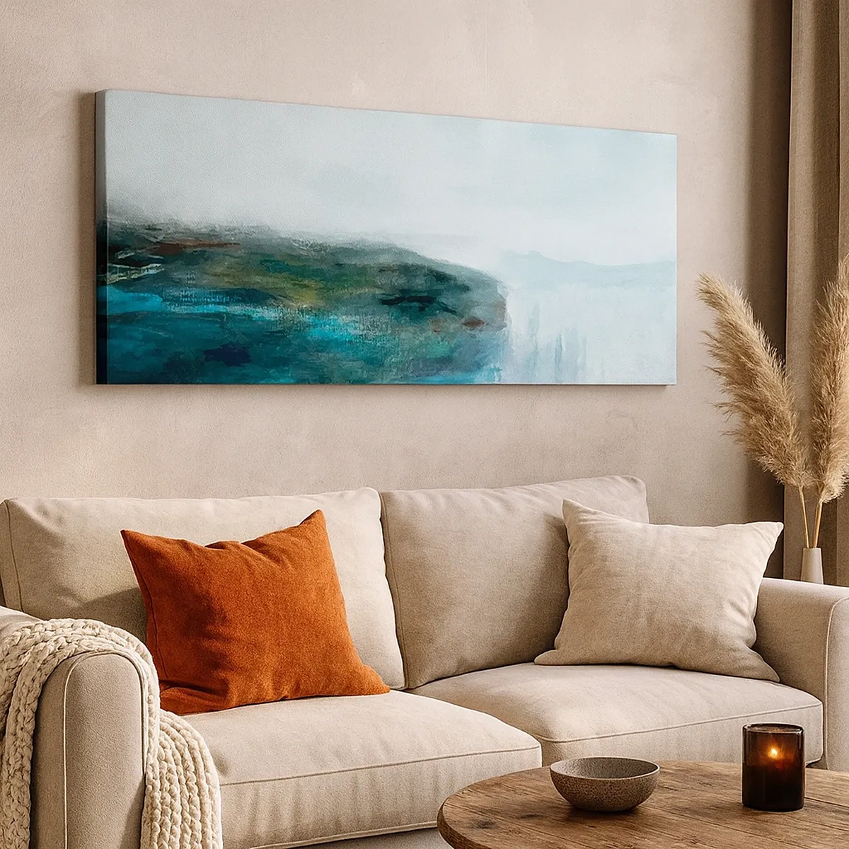 Quadro su tela - Stampe su Tela - Astrazione marittima - 30x30 cm