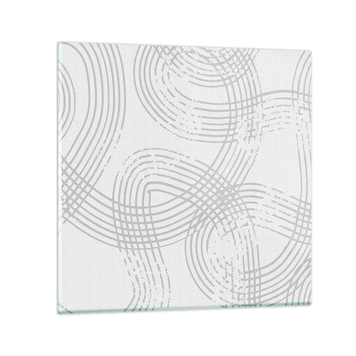 Quadro su vetro - Non vi è una via diritta - 40x40 cm